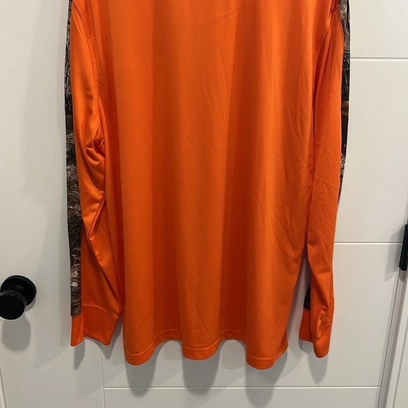 🇺🇸 Realtree long sleeve orange hooded shirt size XL - Picture 13 of 13